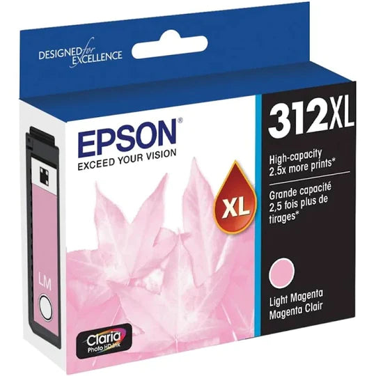 T312XL620 Epson 312XL  Claria XL High Capacity Light Cyan Original Ink Cartridge