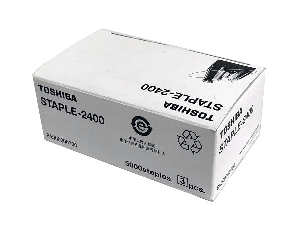 Toshiba Genuine OEM STAPLE2400 Staple CRefill Staple Type T  Saddle Stitch Staple (1 box = 3 Cartridges x 5K)