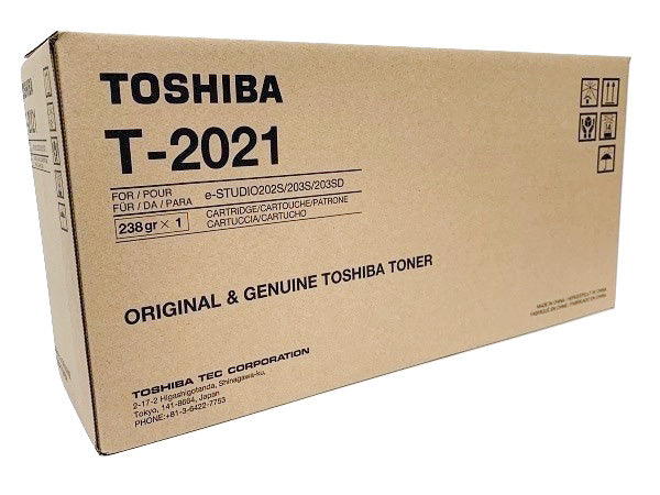 Toshiba Genuine OEM T2021 Black Toner Cartridge (8K YLD)