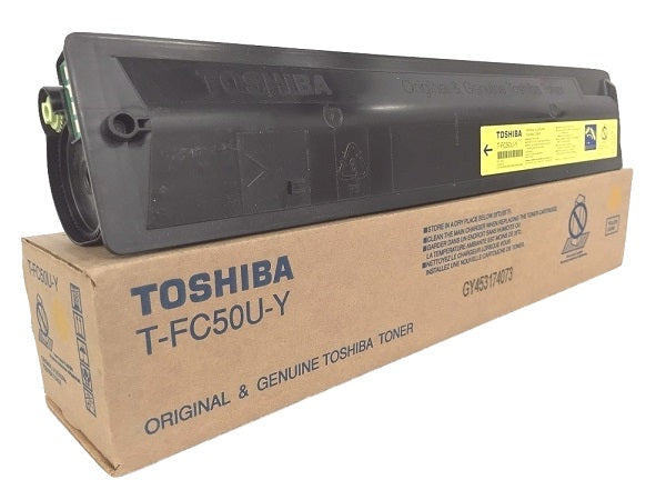 Toshiba Genuine OEM TFC50UY Yellow Toner Cartridge (28K YLD)