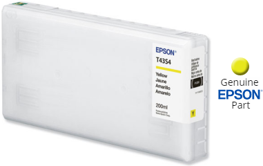 T43S420 Epson SureLab D870 Yellow Ink Cartridge, 200MLT43S42