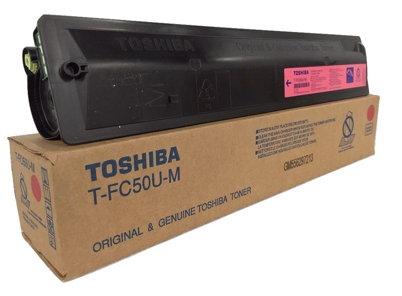 Toshiba Genuine OEM TFC50UM Magenta Toner Cartridge (28K YLD)
