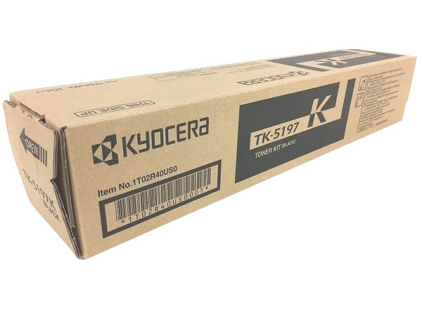 Kyocera Genuine OEM TK-5197K (1T02R40US0) Black Toner Cartridge (15K YLD)