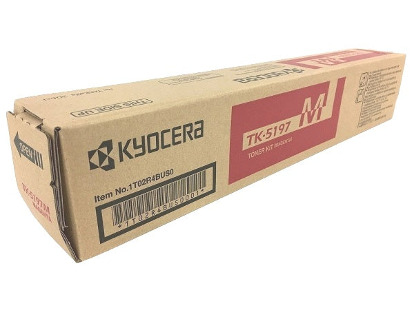 Kyocera Genuine OEM TK-5197M (1T02R4BUS0) Magenta Toner Cartridge (7K YLD)