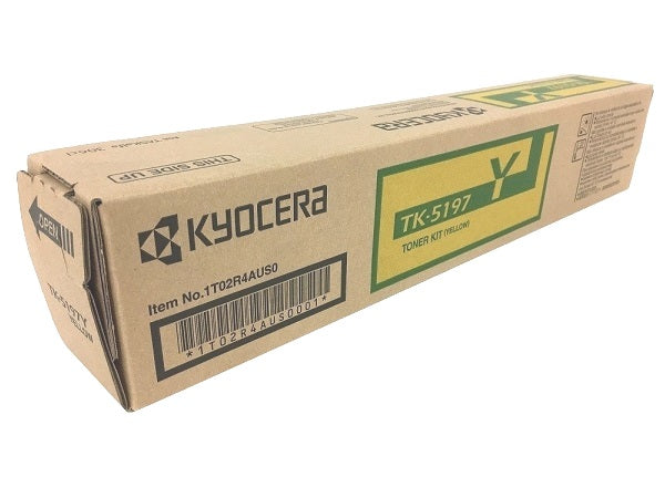Kyocera Genuine OEM TK-5197Y (1T02R4AUS0) Yellow Toner Cartridge (7K YLD)