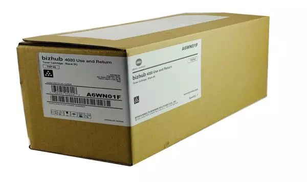 Konica Minolta Genuine OEM TNP40 (A6WN01F) Black Toner Cartridge (20K YLD)