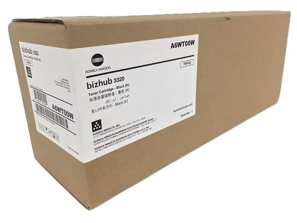 Konica Minolta Genuine OEM TNP41 (A6WT00W) Black Toner Cartridge for BIZHUB 3320  (10K YLD)