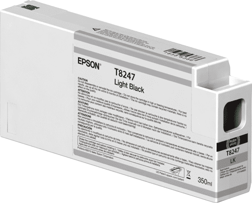 T824700 Epson 824 UltraChrome HD Light Black Original Ink Cartridge