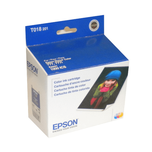 T018201S EpsonTriColor Original Ink Cartridge