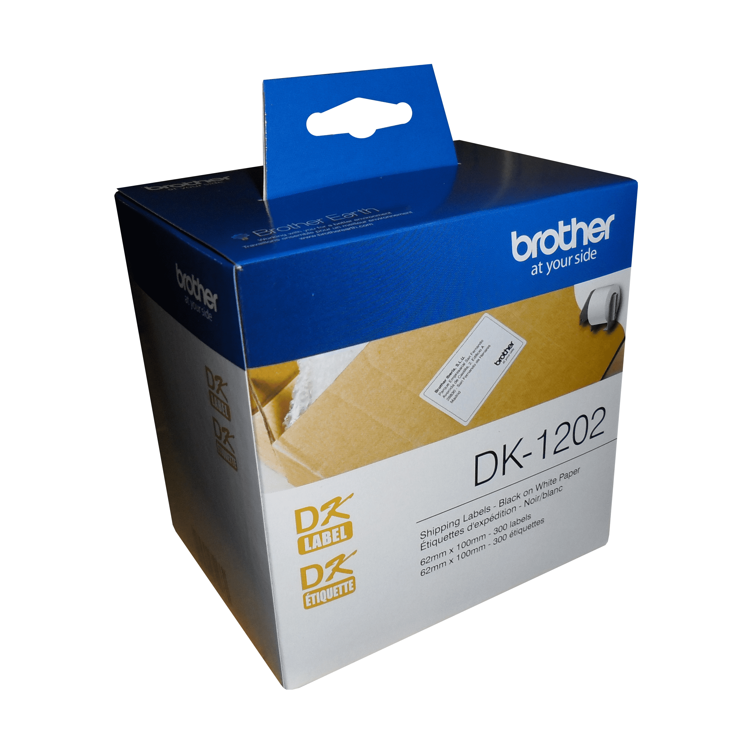 brother-dk-1202-white-shipping-paper-labels-300-labels-2-4-x-3-9-62-mm-x-100-mm  toners.ca