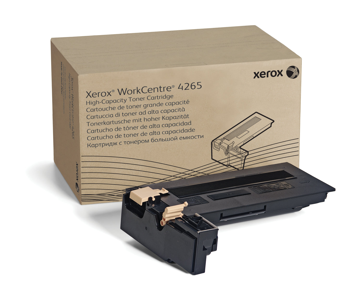 Xerox WorkCentre 4265 Black Toner Cartridge,  Genuine OEM - toners.ca