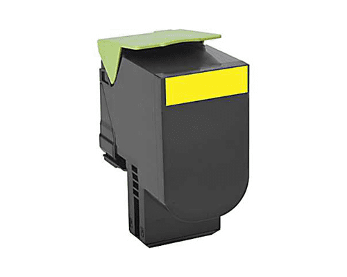 Lexmark CX310, 410, 510 Yellow 2K Toner Cartridge Part no.: 80C0S40  toners.ca
