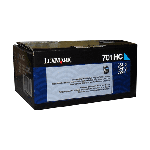 Lexmark CS310, CS/CX410, 510 Cyan 3K Toner Cartridge Part no.: 70C1HC0