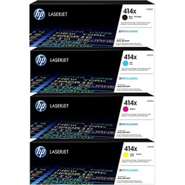 compatible with hp 414X Toner Combo High Yield BK/C/M/Y - toners.ca