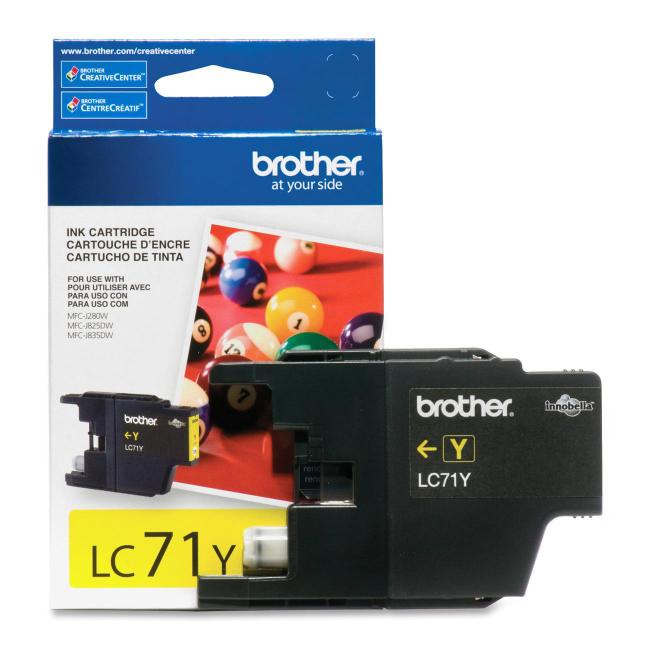 brother-lc71ys-innobella-yellow-ink-cartridge-standard-yield  toners.ca