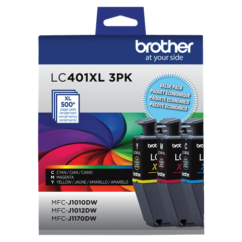 brother-genuine-lc401xl3pks-high-yield-colour-ink-cartridge-3-pack