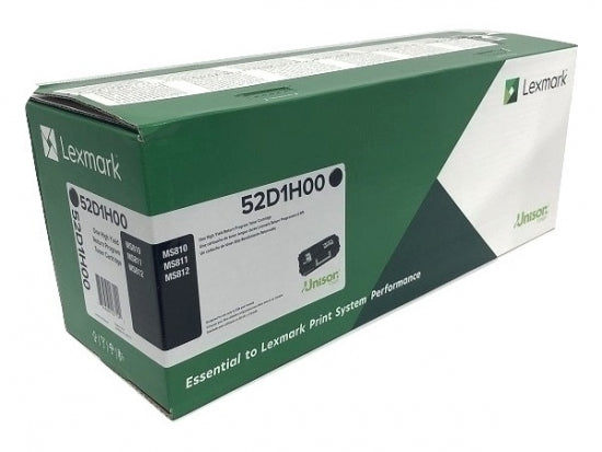 Lexmark OEM 52D1H00 Toner Cartridge Black 25K