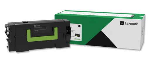 Lexmark MS823 Black Toner Cartridge, Ultra High Yield 55K, Genuine OEM 58D1U00