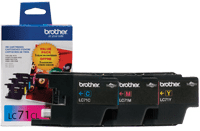 Brother LC713PKS 3-Pack of Innobella  Colour Ink Cartridges (1 each of Cyan, Magenta, Yellow), Standard Yield - toners.ca