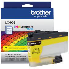 Brother Genuine LC406YS Standard-Yield Yellow Ink Cartridge - toners.ca