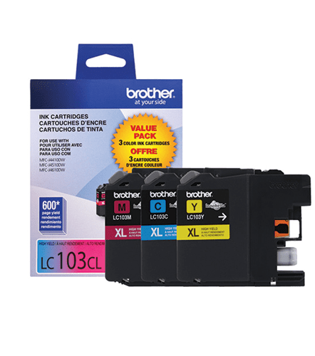 brother-lc1033pks-3-pack-of-innobella-colour-ink-cartridges-1-each-of-cyan-magenta-yellow-high-yield-xl-series