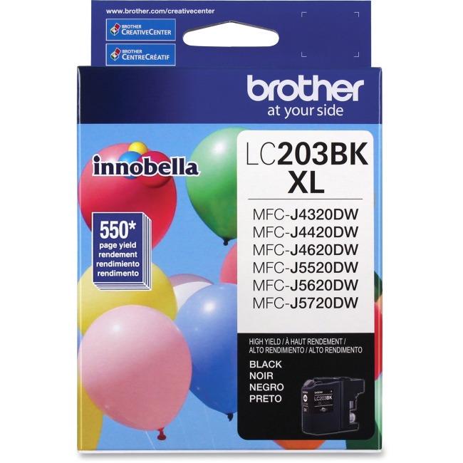 Brother LC203BKS Innobella  Black Ink Cartridge, High Yield (XL Series) - toners.ca
