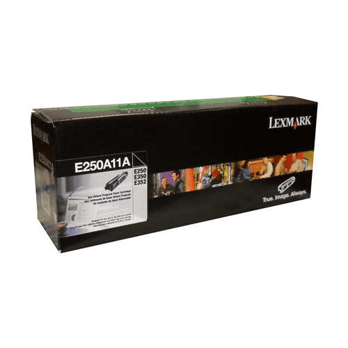 Lexmark E250, 350, 352   3.5K Toner Cartridge Part no.: E250A11A