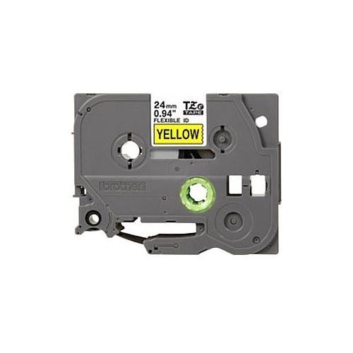 brother-genuine-tze-fx651-black-on-yellow-flexible-id-laminated-tape  toners.ca