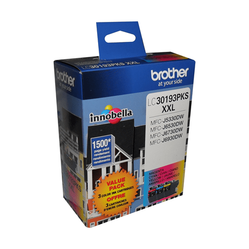 brother-lc30193pks-innobella-cyan-magenta-yellow-ink-cartridges-super-high-yield