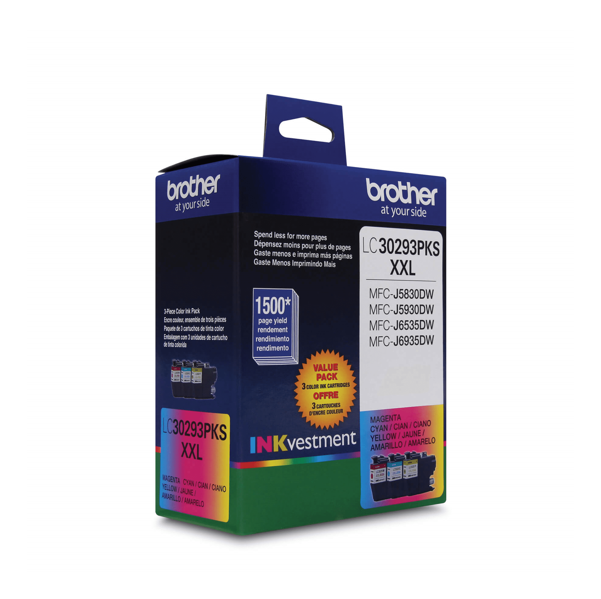 brother-lc30293pks-innobella-cyan-magenta-yellow-ink-cartridges-super-high-yield  toners.ca
