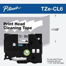 Brother Genuine TZeCL6 36 mm Cleaning Tape for P-touch Label Makers
