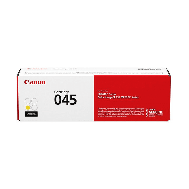 OEM Canon 045, Toner Cartridge - Yellow Standard Yield - 1.3K