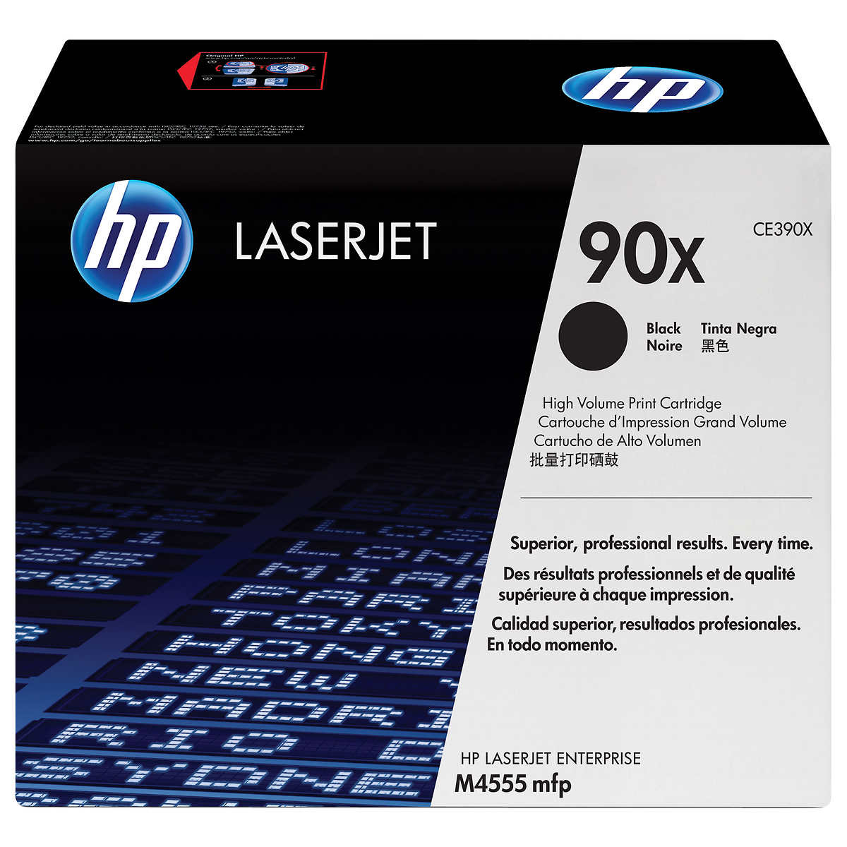 HP ce390x LaserJet M4555 Toner Cartridge, High Yield, Genuine OEM - toners.ca