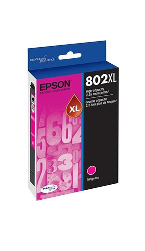 T802XL320-S Epson 802XL HC Magenta Original Ink Cartridge