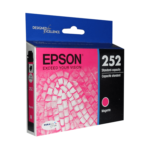 Epson 252 Magenta Ink Cartridge, Standard Capacity (T252320)