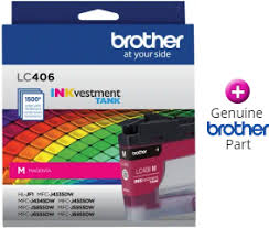 Brother Genuine LC406MS Standard-Yield Magenta Ink Cartridge